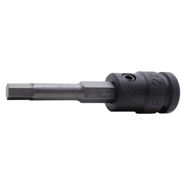 Ko-Ken Bit Socket 14mm Hex 98mm 1/2 Sq. Drive 14134M.98-14